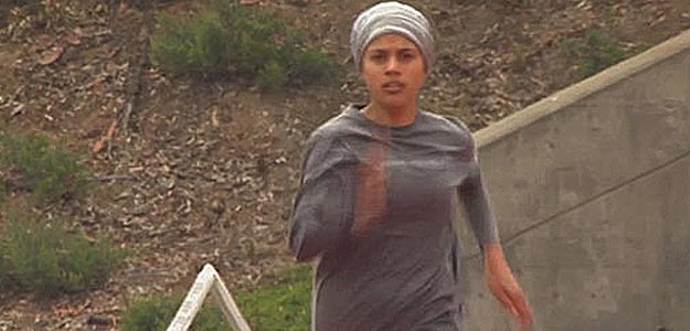La atleta Sarah Attar La atleta Sarah Attar