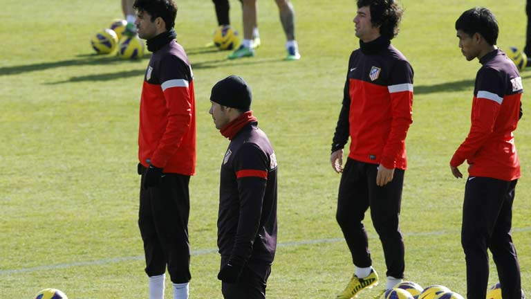 El Atl&eacute;tico, sin Falcao, contra el Sevilla