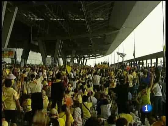 Los opositores al gobierno  tailand&eacute;s han tomado el aeropuerto internacional de Bangkok