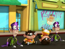Imagen del  v&iacute;deo de Fanboy y Chum Chum en ingl&eacute;s titulado ATTACK OF THE CLONES