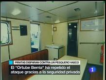 Ir al Video&nbsp;Un atunero vasco repele un ataque pirata