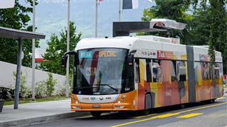 Un autobús eléctrico que se recarga en 15 segundos Un autobús eléctrico que se recarga en 15 segundos