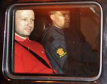 El autor confeso del doble atentado en Noruega, Anders Behring Breivik