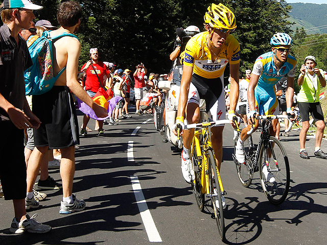 La aver�a de Andy Schleck en Bal�s