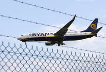 Un avi&oacute;n de Ryanair