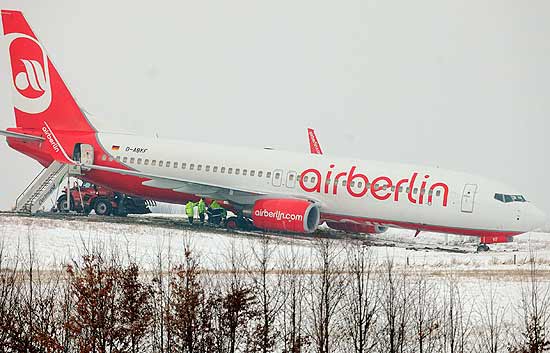 Se sale de la pista un avi&oacute;n en Dormunt