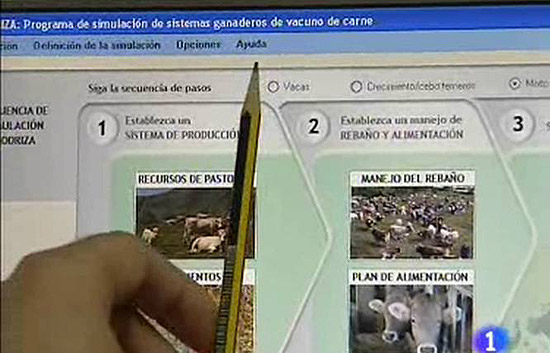 Un programa de ordenador facilita el trabajo a los ganaderos