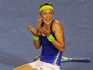 Azarenka gana frente a Sharapova su primera final de un Grand Slam