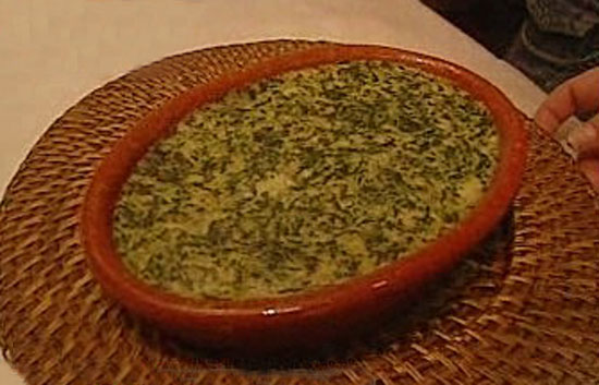 Espa&ntilde;a Directo - Bacalao con espinacas y gambas
