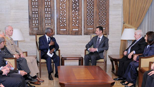 Ver v&iacute;deo  'Bachar al Asad recibe a Kofi Annan bajo la presi&oacute;n internacional por la matanza de Al Houla'
