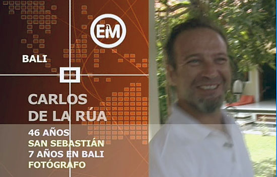Espa&ntilde;oles en el mundo - Bali - Carlos