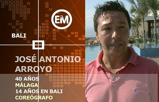 Espa&ntilde;oles en el mundo - Bali - Jos&eacute; Antonio