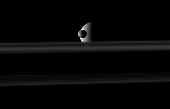 El ballet de las lunas de Saturno