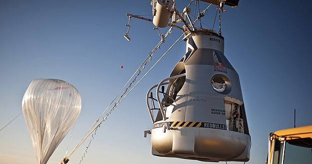 Balloon and capsule - Manned Flight One