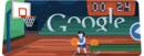 El baloncesto fue el deporte elegido por el buscador para ilustrar el doodle del 8 de agosto