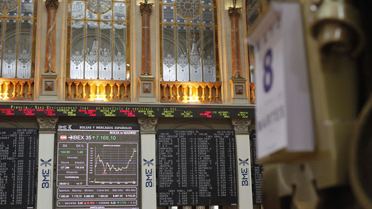 Las Bolsas europeas cierran una jornada de p&eacute;rdidas en la que Bankia ha bajado un 4,76%