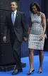 Barack y Michelle Obama llegan a la Nueva Escuela Nacional de Econom&iacute;a