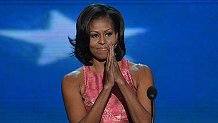 Ver v&iacute;deo  'Barack Obama "conoce el sue&ntilde;o americano porque lo ha vivido", defiende Michelle Obama'