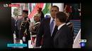 Ir al Video&nbsp;Barack Obama llega a la cumbre del G-20 en Cannes (Francia)