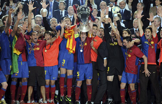 El Bar&ccedil;a de las seis Copas