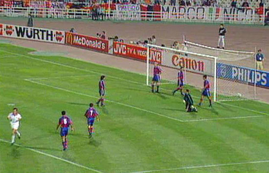 El Bar&ccedil;a sucumbi&oacute; ante el Mil&aacute;n (1994)