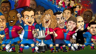 Ver v&iacute;deo  'Los 'Bar&ccedil;a Toons' homenajean a Guardiola'