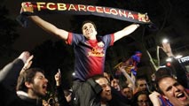 Ir al Video&nbsp;El Barcelona comienza la celebraci&oacute;n de la Liga