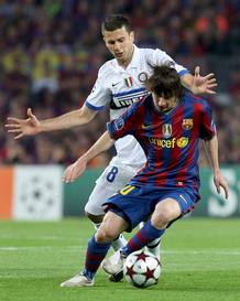 Messi no pudo ser tan resolutivo ante el Inter como lo fue, por ejemplo, ante el Arsenal.