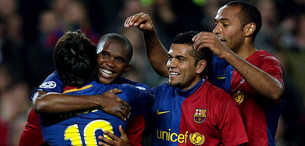 El Barcelona ha desplegado un juego de ensue&ntilde;o ante el Olympique.