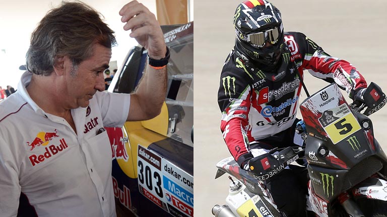 Barreda, a todo motor y Sainz sin gasolina