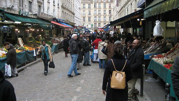 Barrio de Goutte d'Or en Par&iacute;s, lugar de la convocatoria