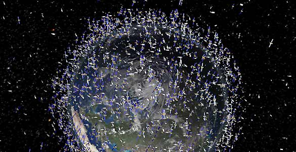 La basura espacial alcanza l&iacute;mites cr&iacute;ticos