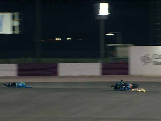 Bautista se fractura el f&eacute;mur en Losail
