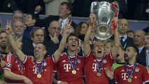 El Bayern celebra su Champions en Wembley