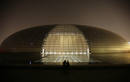 Beijings National Grand Theater is pictured before Earth Hour