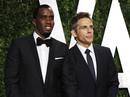 Ben Stiller y el rapero Sean Combs en la fiesta Vanity Fair Oscar