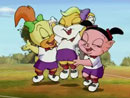 Imagen del  v&iacute;deo de Baby Looney Tunes en ingl&eacute;s titulado Bend it like Petunia