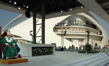 Pope Benedict XVI leads a mass in Valencia Pope Benedict XVI leads a mass in Valencia