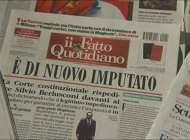 Silvio Berlusconi, acusado de soborno y prostituci&oacute;n de menores