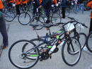 Las bicicletas, listas para la carrera c&iacute;vica.