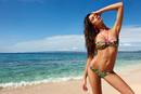 Bikini con estampado de flores