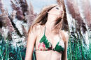 Bikini de tri&aacute;ngulo con estampados florales de la colecci&oacute;n Andr&eacute;s Sard&aacute;.