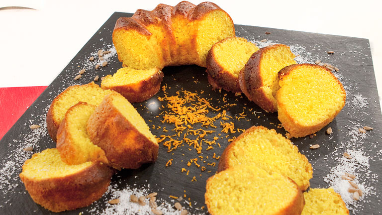 Saber Cocinar - Postres - Bizcocho de coco y vainilla