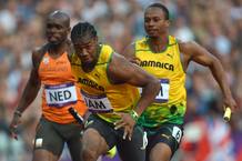 Blake en el 4x100m Blake en el 4x100m