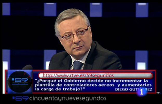59 segundos - Blanco responde a las preguntas de los controladores