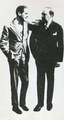 Blasco Ibáñez y Rodolfo Valentino Blasco Ibáñez y Rodolfo Valentino