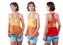 Blusa de tirantes en colores c&aacute;lidos de la colecci&oacute;n Oro de Irene Peukes