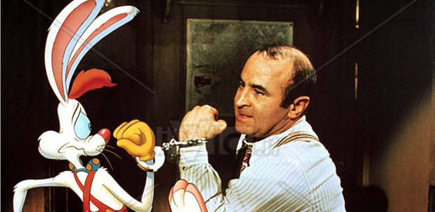 Bob Hoskins en una escena de '&iquest;Qui&eacute;n enga&ntilde;&oacute; a Roger Rabbit?'