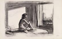 Boceto de "Morning Sun", de Hopper