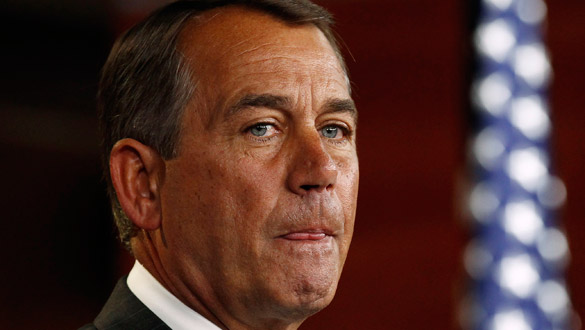 El nuevo líder de la Cámara de Representantes, John Boehner, en una rueda de prensa. El nuevo líder de la Cámara de Representantes, John Boehner, en una rueda de prensa.